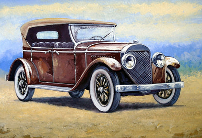 Vintage Brown Car