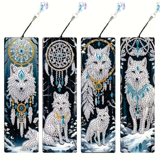 Bookmark Wolf - 5D Full Drill DIY Diamond Art Bookmark (Copy) (Copy) (Copy)