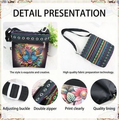 Bag - Butterfly - Diamond Art Dezigns