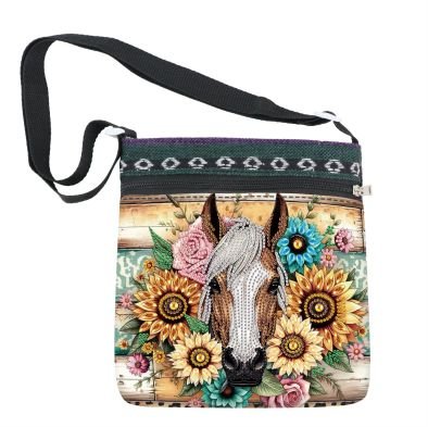 Bag - Horse Sunflower - Diamond Art Dezigns
