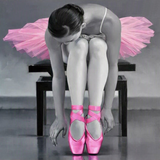 Ballerina Shoes - 5D Full Drill DIY Diamond Art Painting - Diamond Art Dezigns