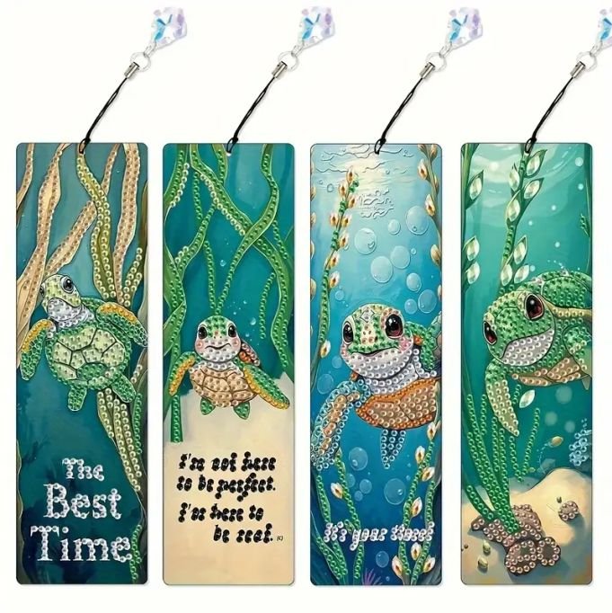 Bookmarks - Turtles - Diamond Art Dezigns