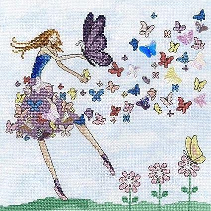 Butterfly Dance - Bothy Threads Cross Stitch Kit - Diamond Art Dezigns