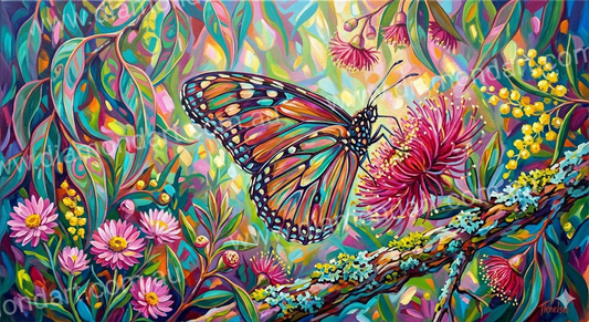 Butterfly Pastel - 5D Full Drill DIY Diamond Art Painting - Diamond Art Dezigns