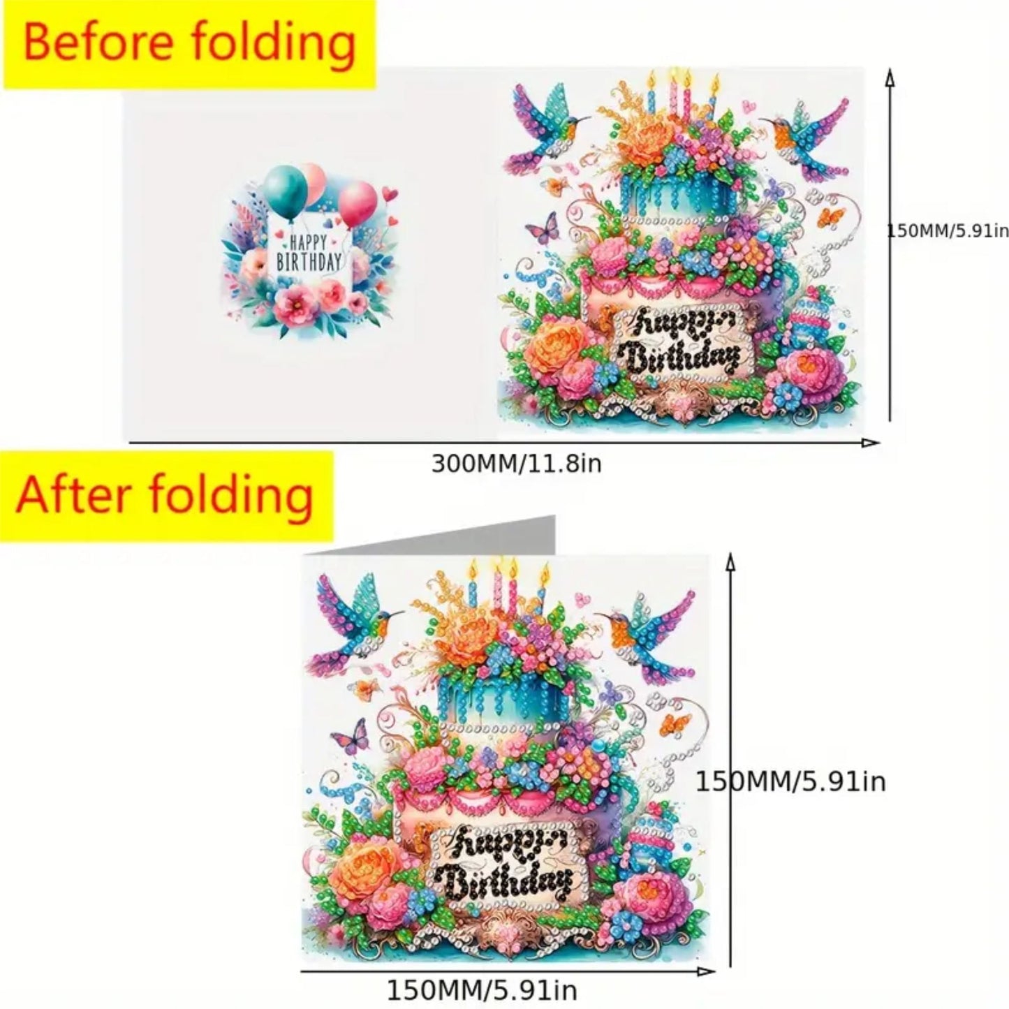 Card Set - Birthday - Diamond Art Dezigns