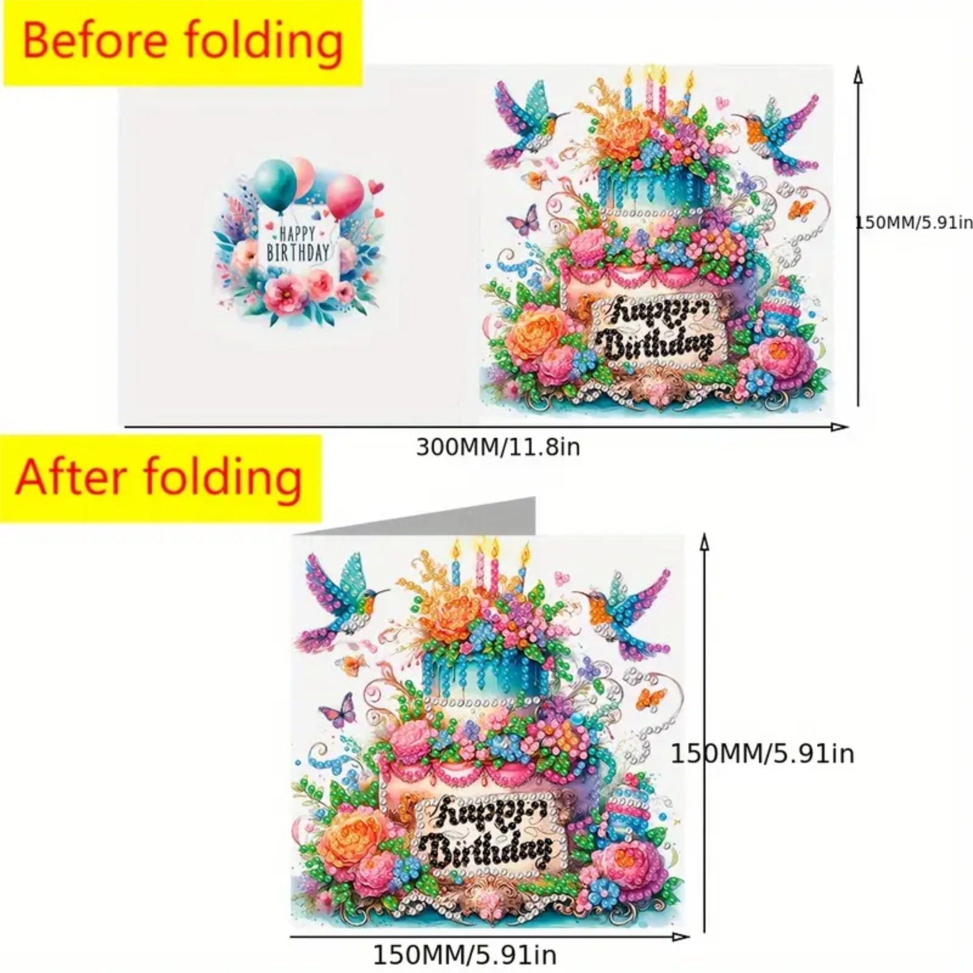 Card Set - Birthday - Diamond Art Dezigns
