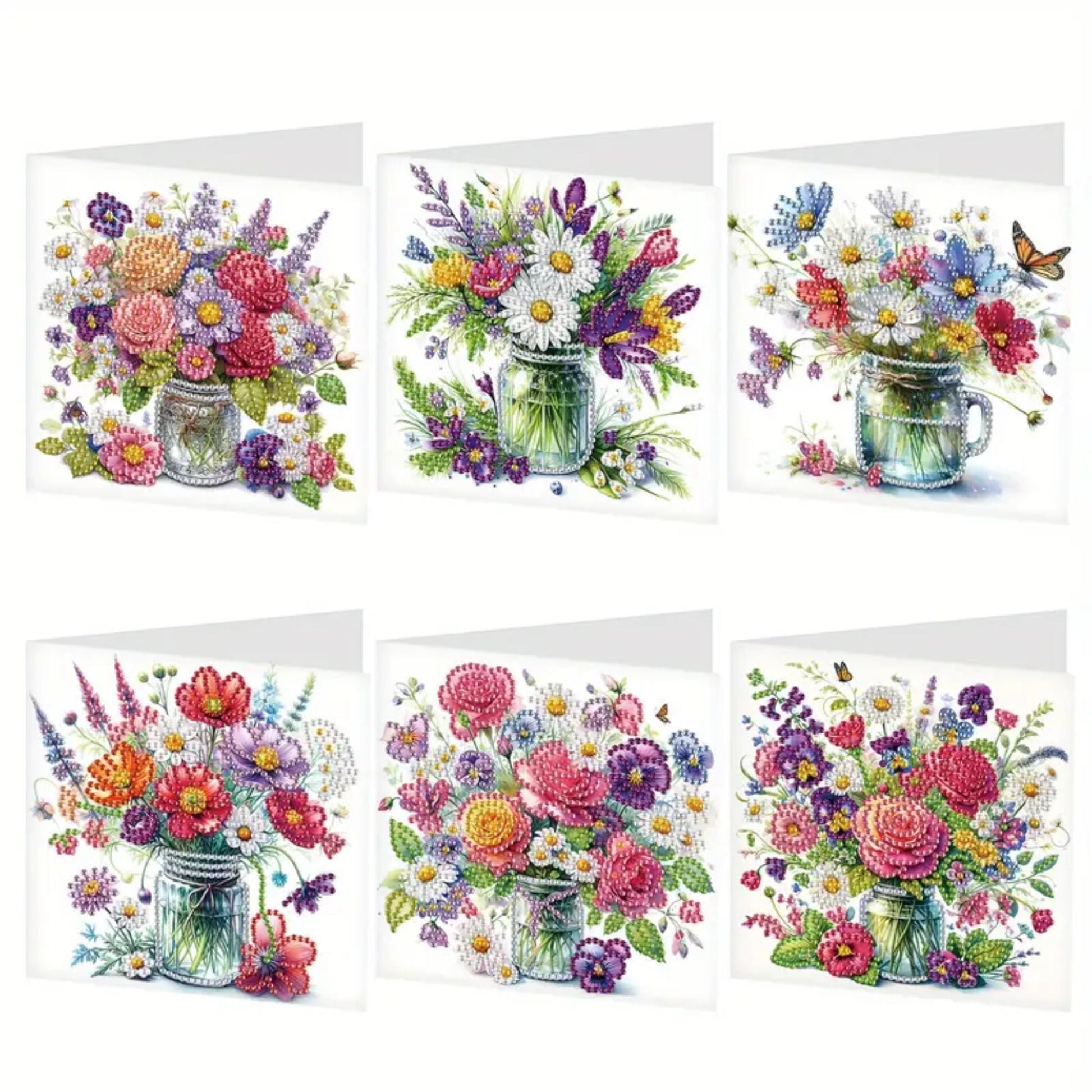 Card Set - Flowers - Diamond Art Dezigns
