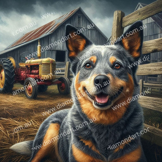 Cattle Dog Farm - Diamond Art Dezigns