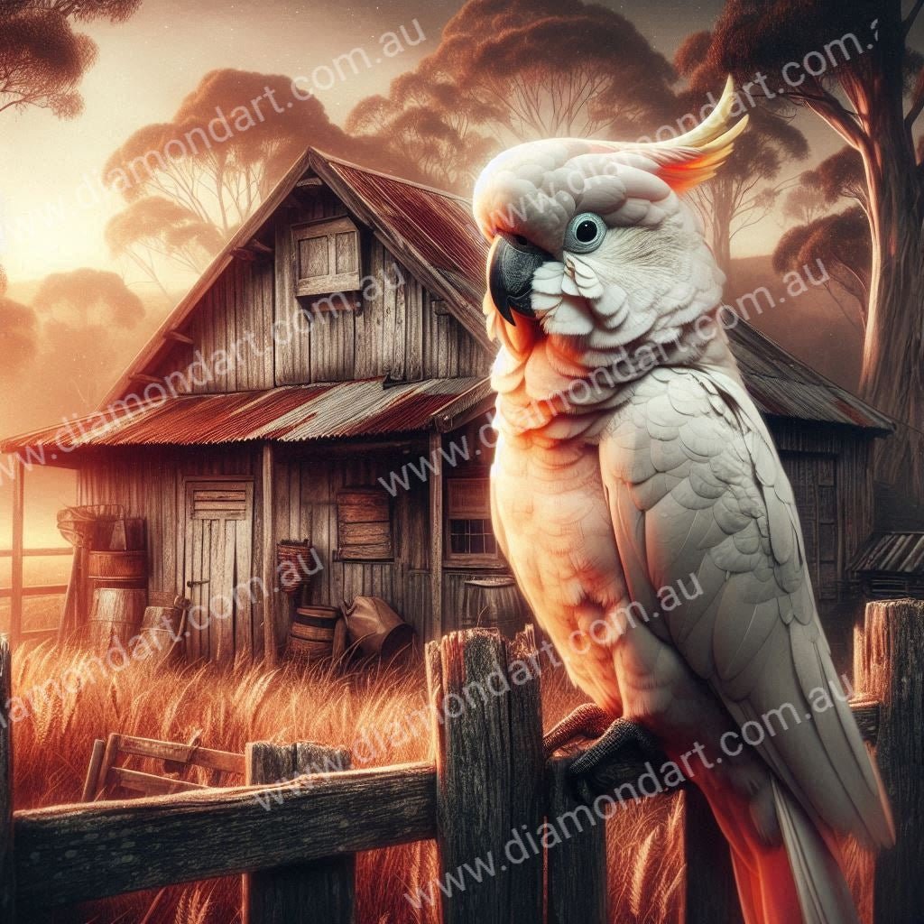 Cockatoo Barnyard - Diamond Art Dezigns