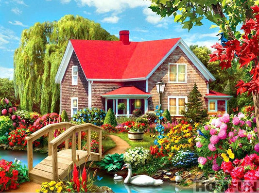 Cottage Birds - Diamond Art Dezigns