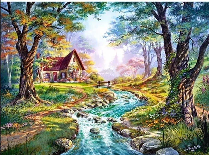 Cottage Creek - Diamond Art Dezigns
