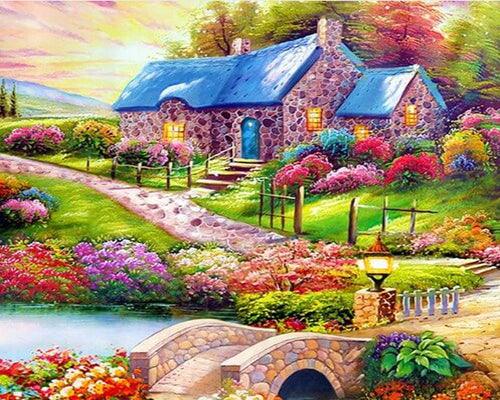 Cottage Lights - Diamond Art Dezigns