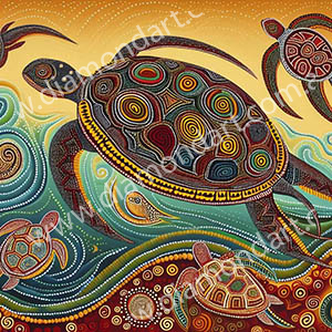 Cultural Turtle Earth - Diamond Art Dezigns