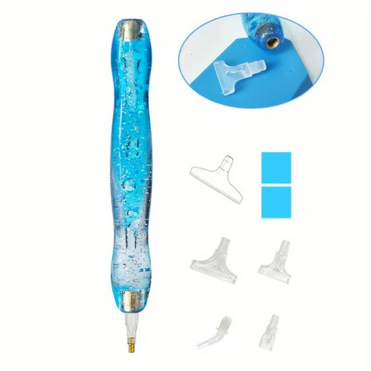 Diamond Art Pen - Aqua Glitter - Diamond Art Dezigns