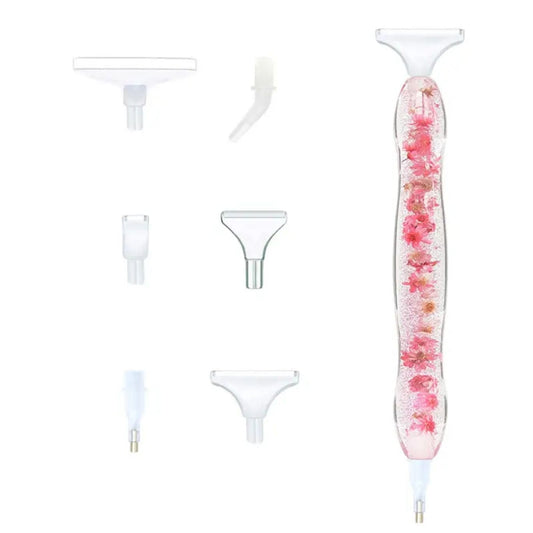 Diamond Art Pen - Pale Pink Flower - Diamond Art Dezigns