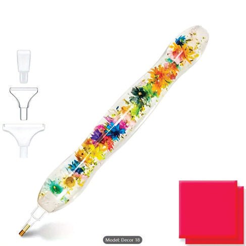 Diamond Art Pen - Rainbow Flower - Diamond Art Dezigns