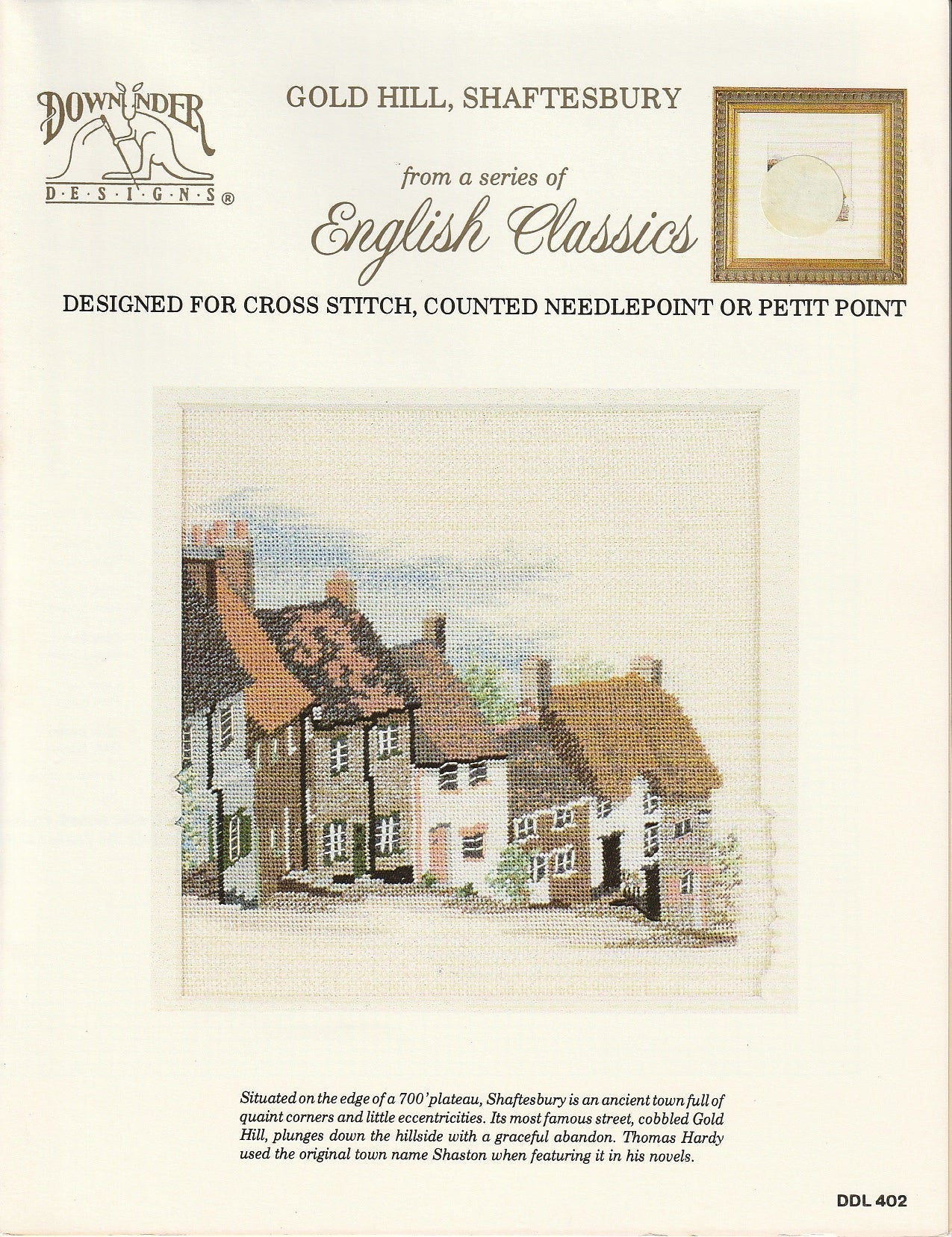 Down Under Designs - Gold Hill, Shaftesbury - Diamond Art Dezigns