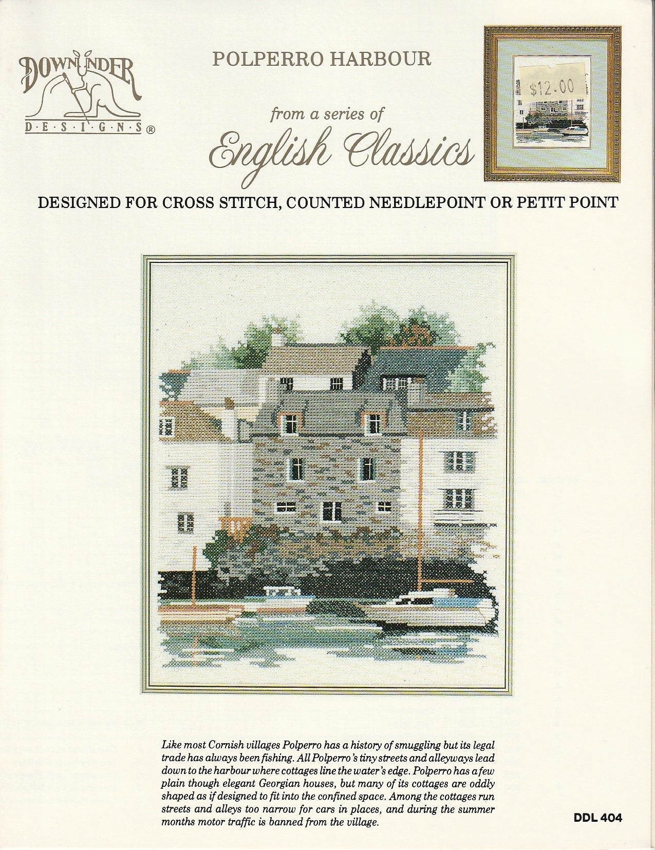 Down Under Designs - Polperro Harbour - Diamond Art Dezigns