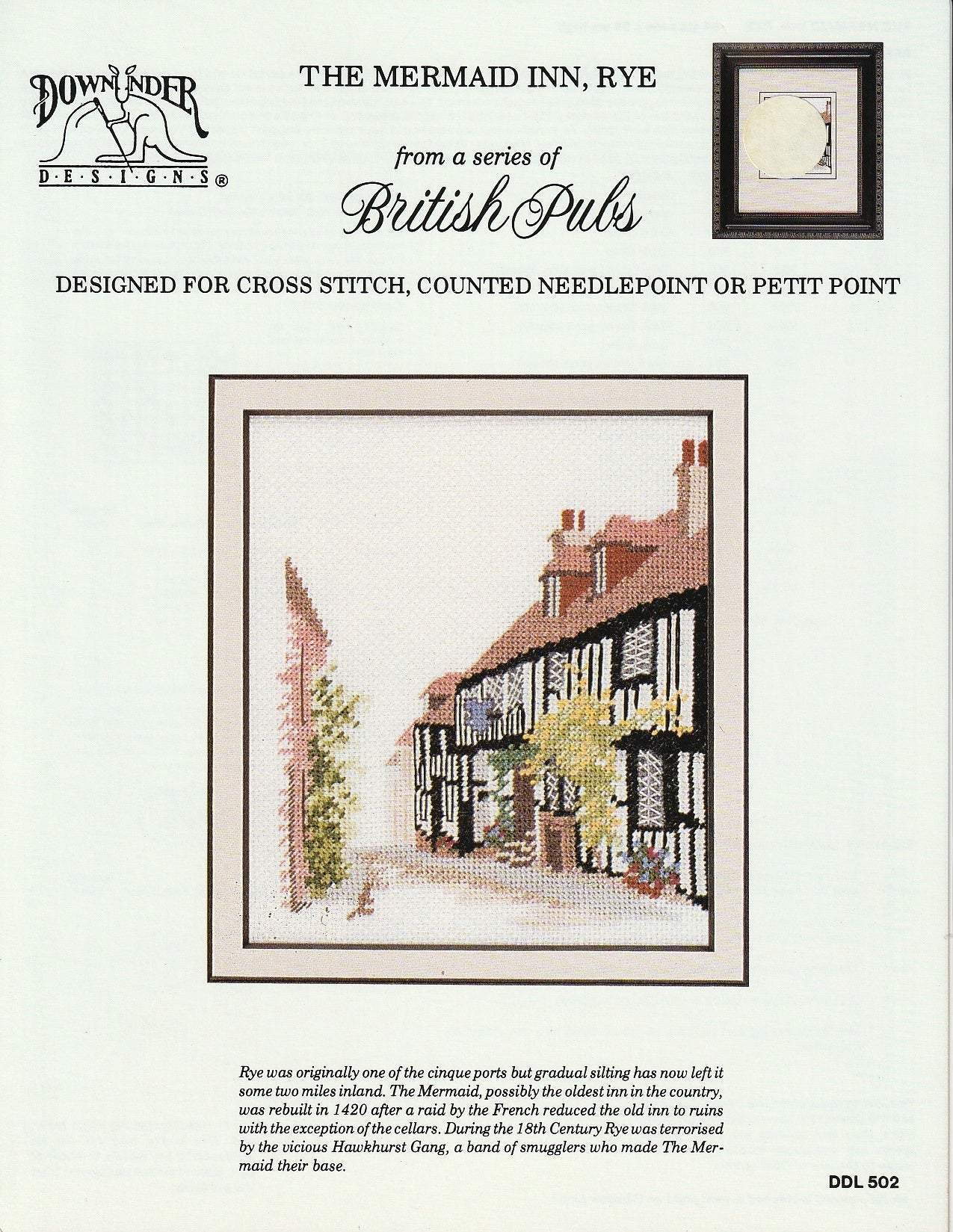 Down Under Designs - The Mermaid Inn, Rye - Diamond Art Dezigns