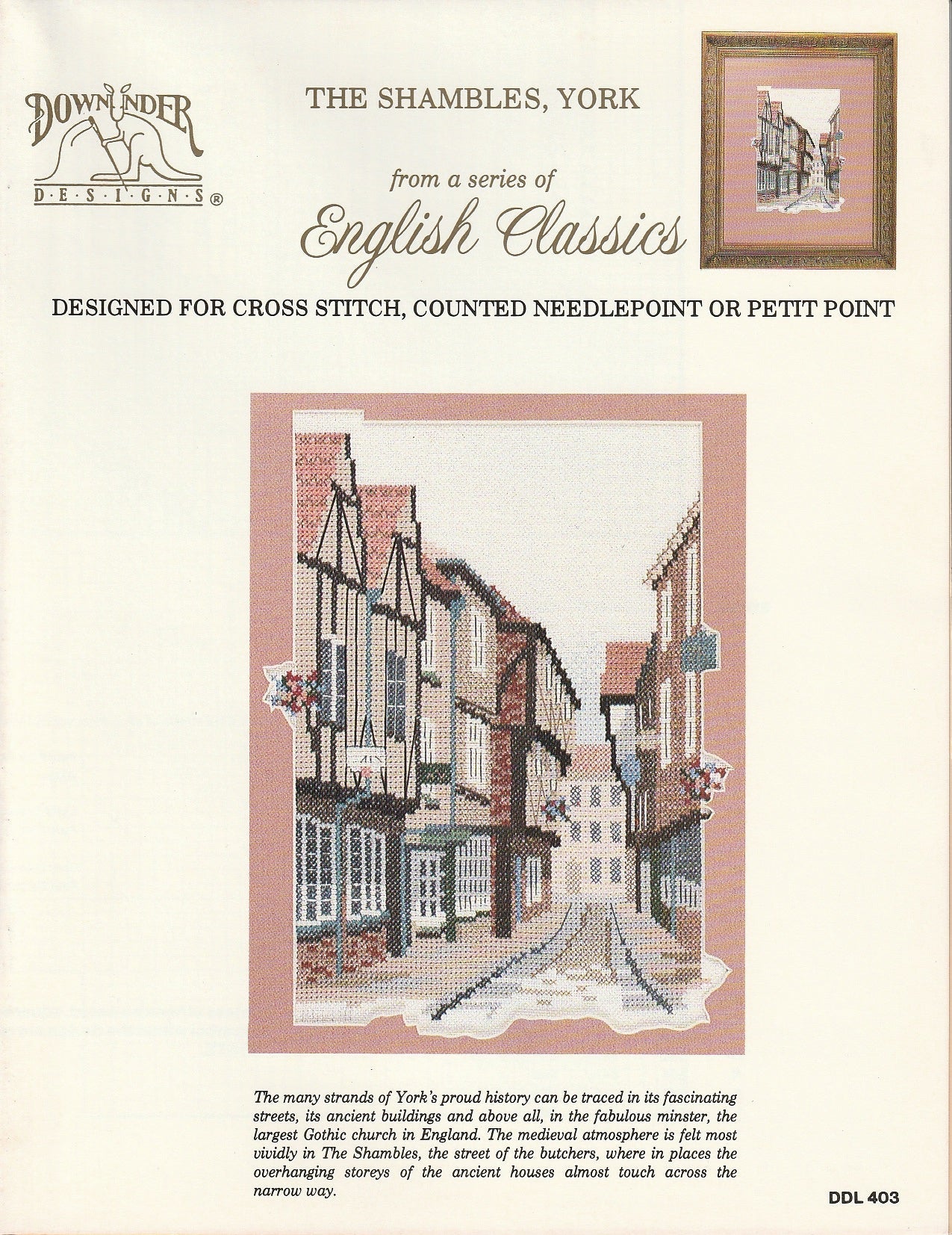 Down Under Designs - The Shambles, York - Diamond Art Dezigns