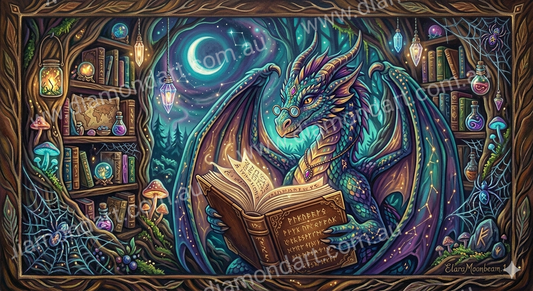 Dragon Magic Spells - 5D Full Drill DIY Diamond Art Painting - Diamond Art Dezigns