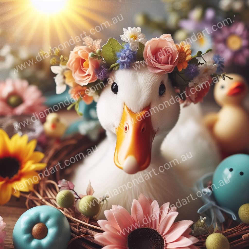 Duck Flowers - Diamond Art Dezigns