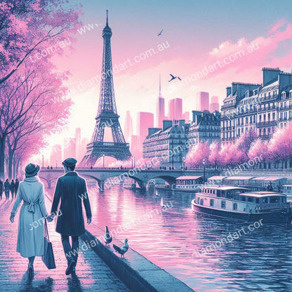 Eiffel Sunset - Diamond Art Dezigns