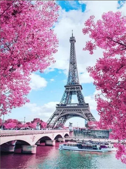 Eiffel Tower Pink - Diamond Art Dezigns