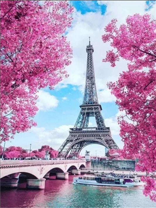 Eiffel Tower Pink - Diamond Art Dezigns
