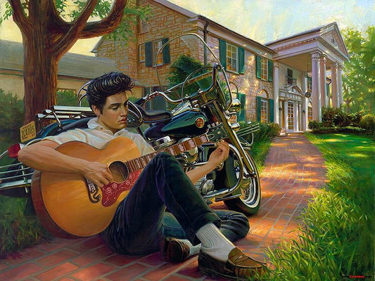 Elvis and Graceland 50x40 - SALE! - Diamond Art Dezigns