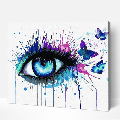 Eyes Rainbow Butterfly - Diamond Art Dezigns
