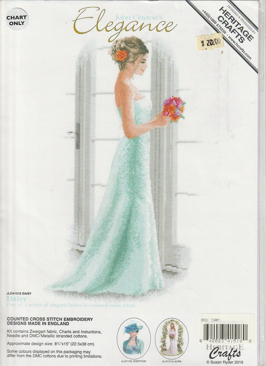 Heritage Craft - Elegance Daisy - Diamond Art Dezigns