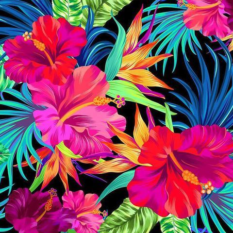 Hibiscus Jungle - Diamond Art Dezigns