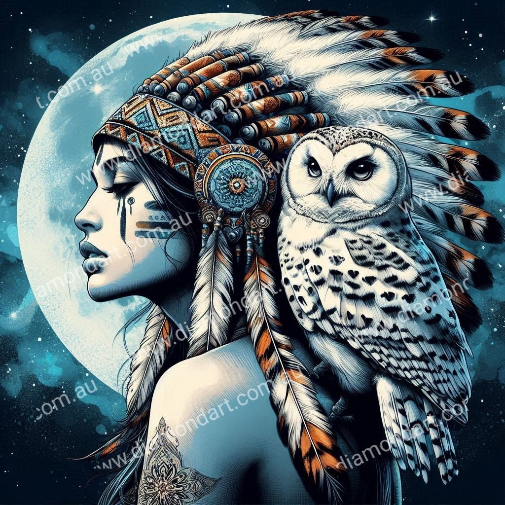 Indian Moon Blue - Diamond Art Dezigns