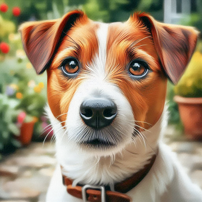 Jillian Jack Russel - Diamond Art Dezigns