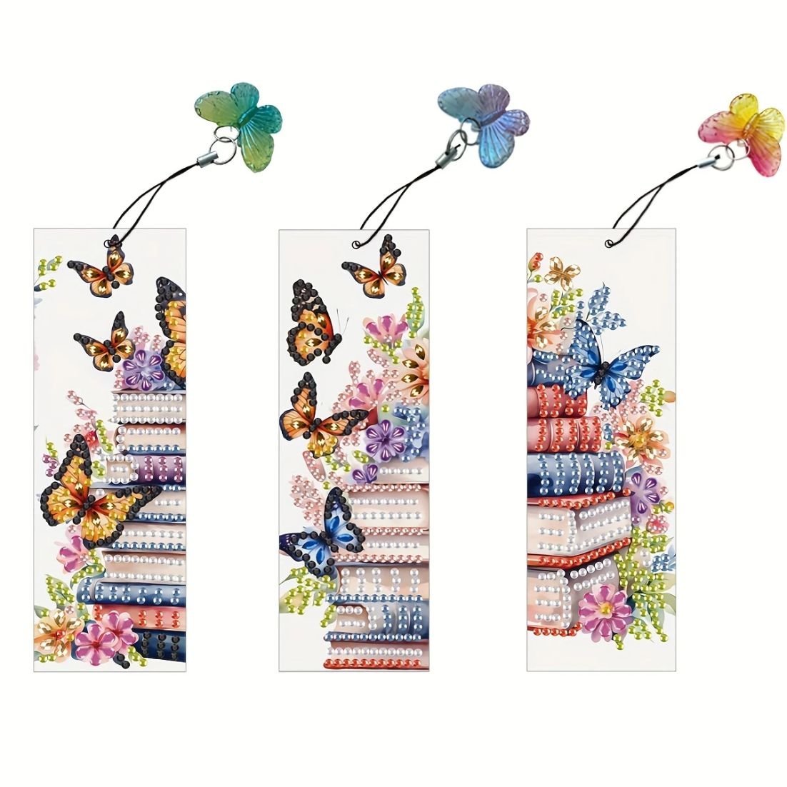 Keyring - Book Butterflies - Diamond Art Dezigns