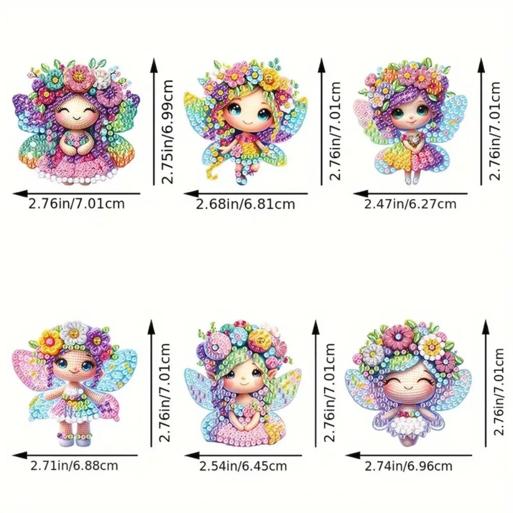 Keyring - Fairy Girls - Diamond Art Dezigns