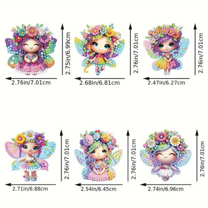 Keyring - Fairy Girls - Diamond Art Dezigns