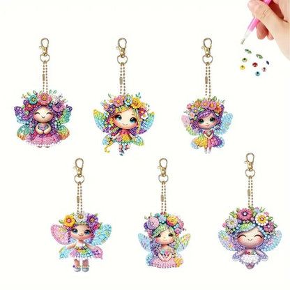 Keyring - Fairy Girls - Diamond Art Dezigns