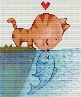 Kitty Fish - Diamond Art Dezigns