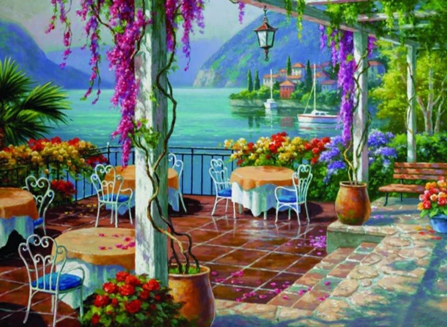 Lake Cafe - Diamond Art Dezigns