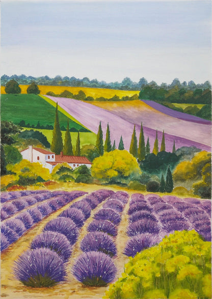 Lavender Hills - Diamond Art Dezigns