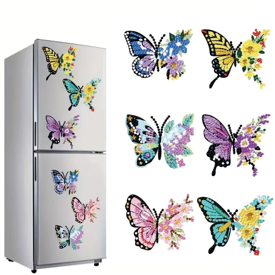 Magnet Kit - Butterfly Flowers - Diamond Art Dezigns