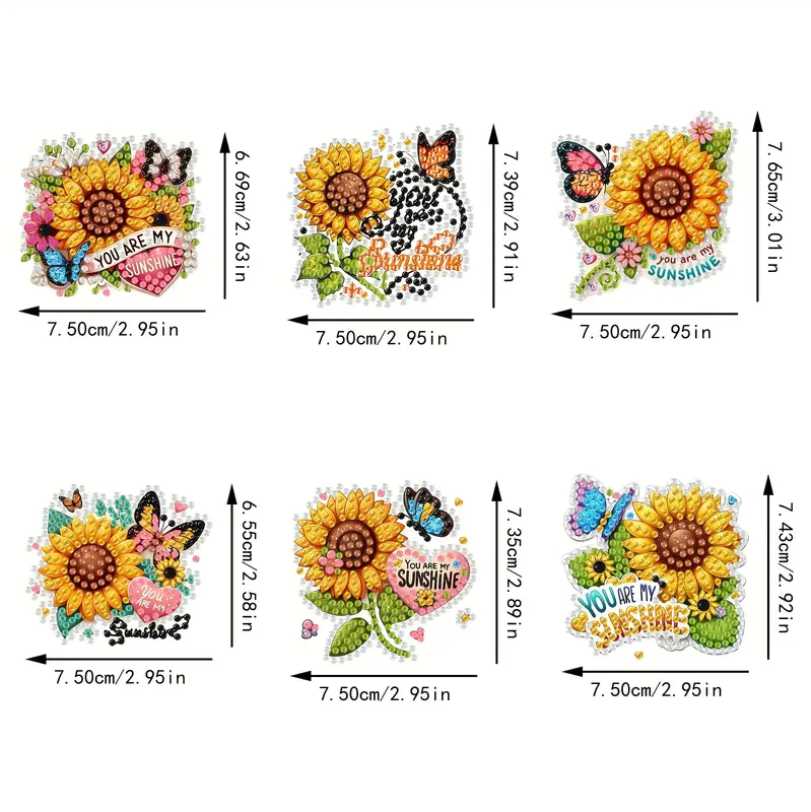 Magnet Kit - Sunflowers - Diamond Art Dezigns
