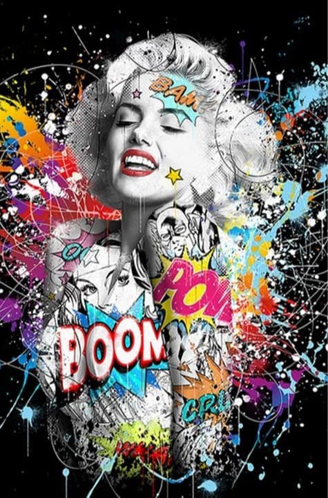 Marilyn Graffiti - Diamond Art Dezigns