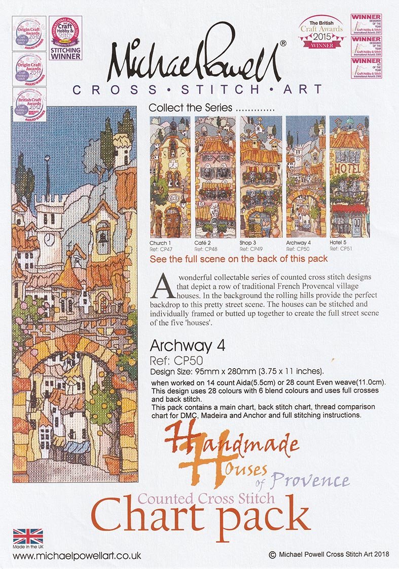 Michael Powell Chart Pack - Archway 4 - Diamond Art Dezigns