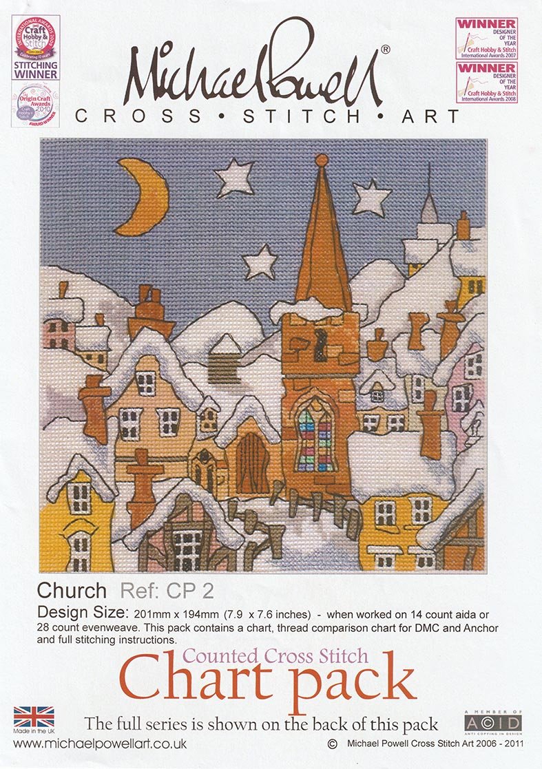 Michael Powell Chart Pack - Church - Diamond Art Dezigns