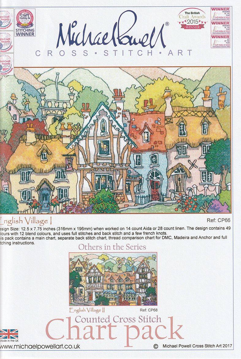 Michael Powell Chart Pack - English Village 1 - Diamond Art Dezigns