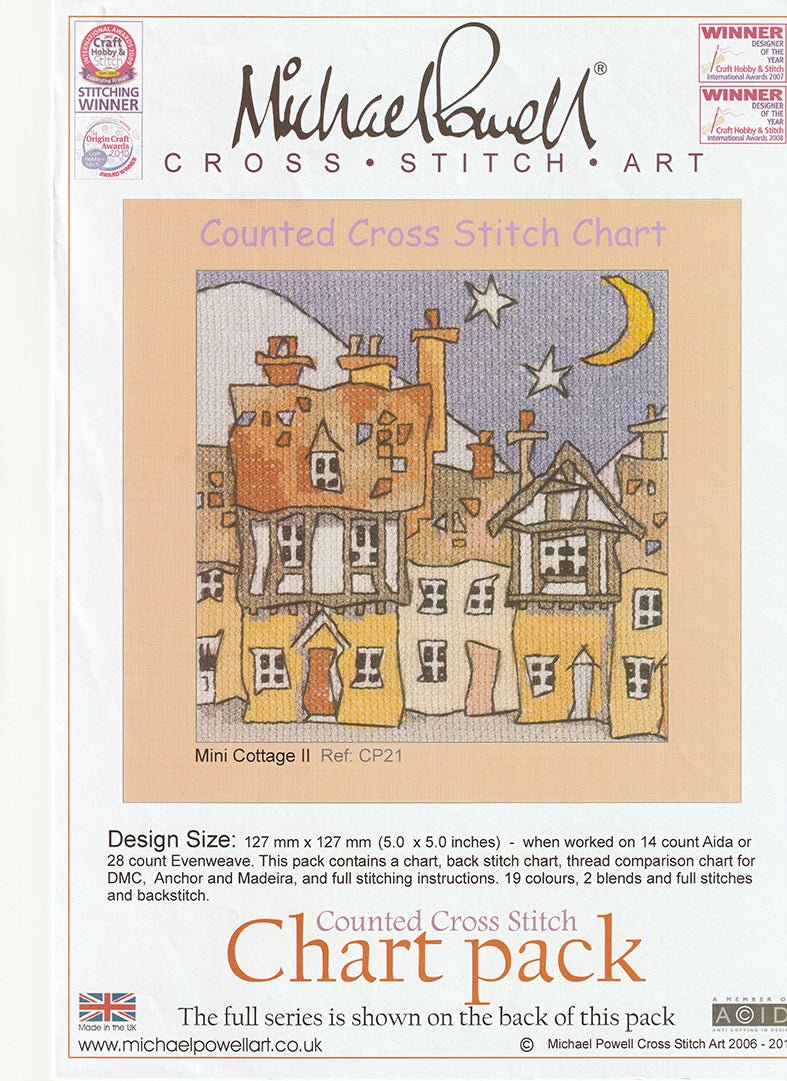 Michael Powell Chart Pack - Mini Cottage 2 - Diamond Art Dezigns