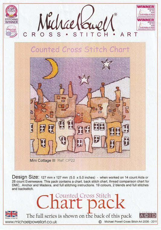 Michael Powell Chart Pack - Mini Cottage 3 - Diamond Art Dezigns
